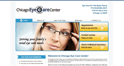 Desktop Screenshot of chicagoeyecarecenter.com